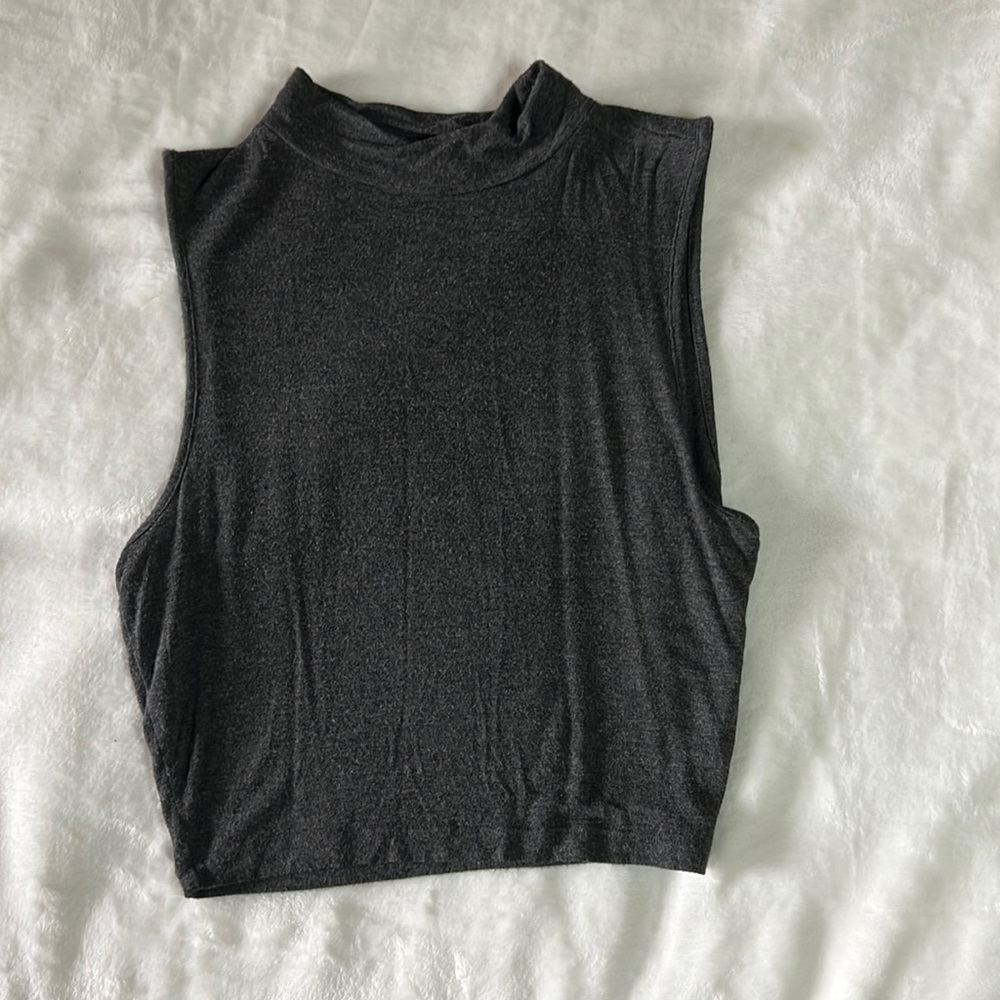 High Neck Crop Top